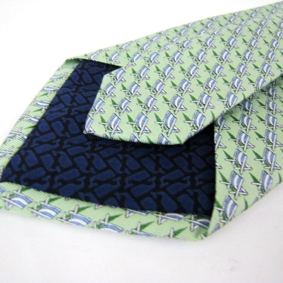 VINEYARD VINES Tie Green Blue Nautical Beach Chair - Picture 5 of 7